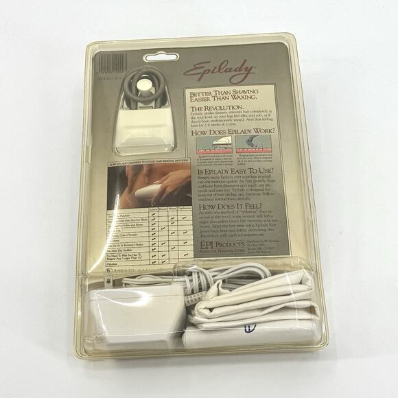 VTG 80's Epilady C1000 3 Coil Epilator White Hair Removal NEW OLD STOCK SEALED - Picture 11 of 13